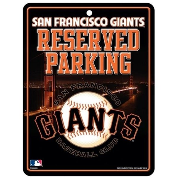 Rico Industries San Francisco Giants Sign Metal Parking 9474655011